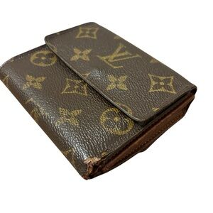Louis Vuitton Brown and Gold Monogram Wallet